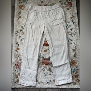 J. Jill Women’s Light Tan Linen Stretch Chinos